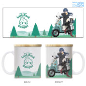 描き下ろし 志摩リン フタ付きフルカラーマグカップ バイクでひといきVer.