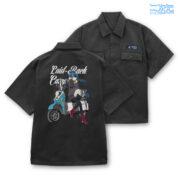 描き下ろし 志摩リン 刺繍ワークシャツ バイクでひといきVer.